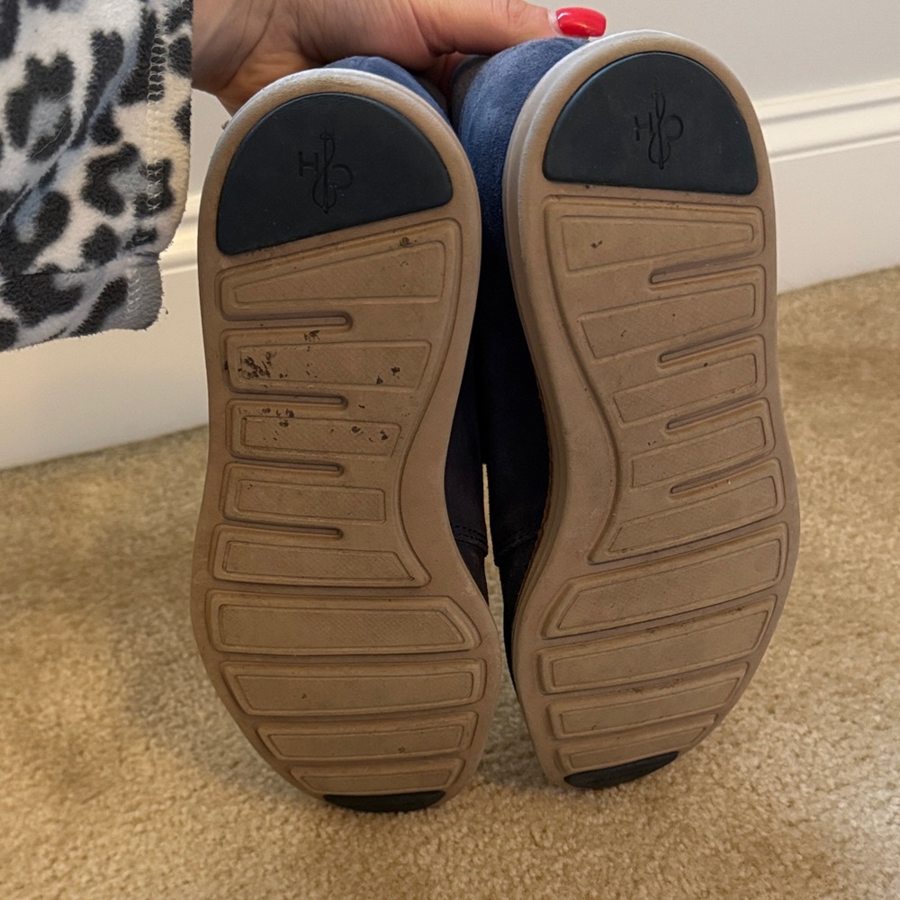 Cole Haan Dark Blue Suede Chukka Boots - Picture 4 of 5